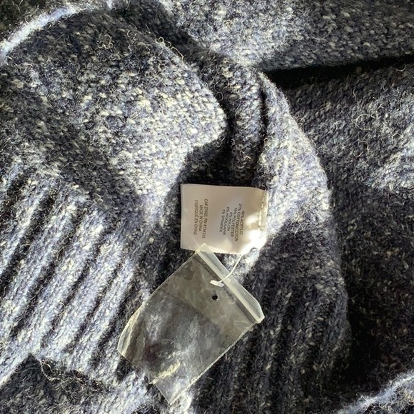 Blue Pullover Sweater -Cowl - S/P - Orb Life - Picture 8 of 10